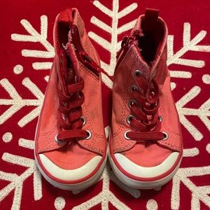 Red Gap tall sneakers size 5